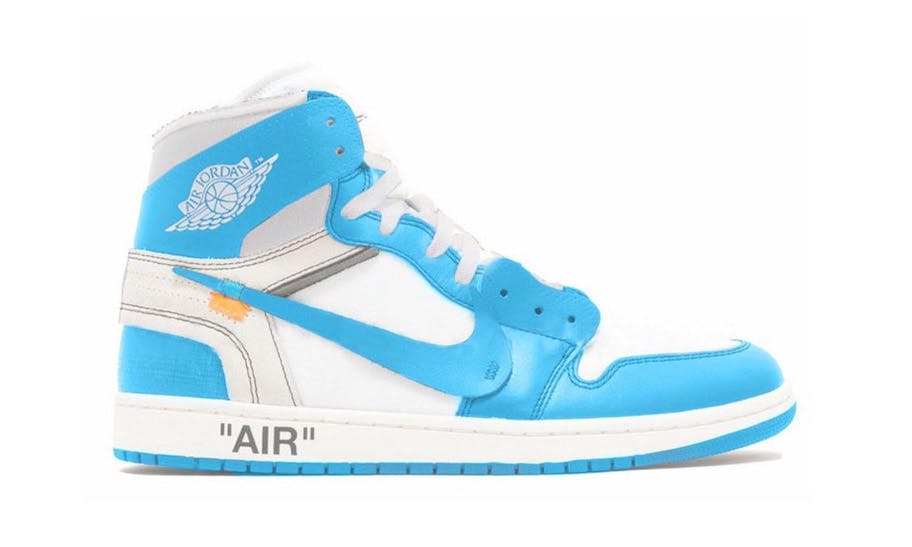 blue jordan 1 off white